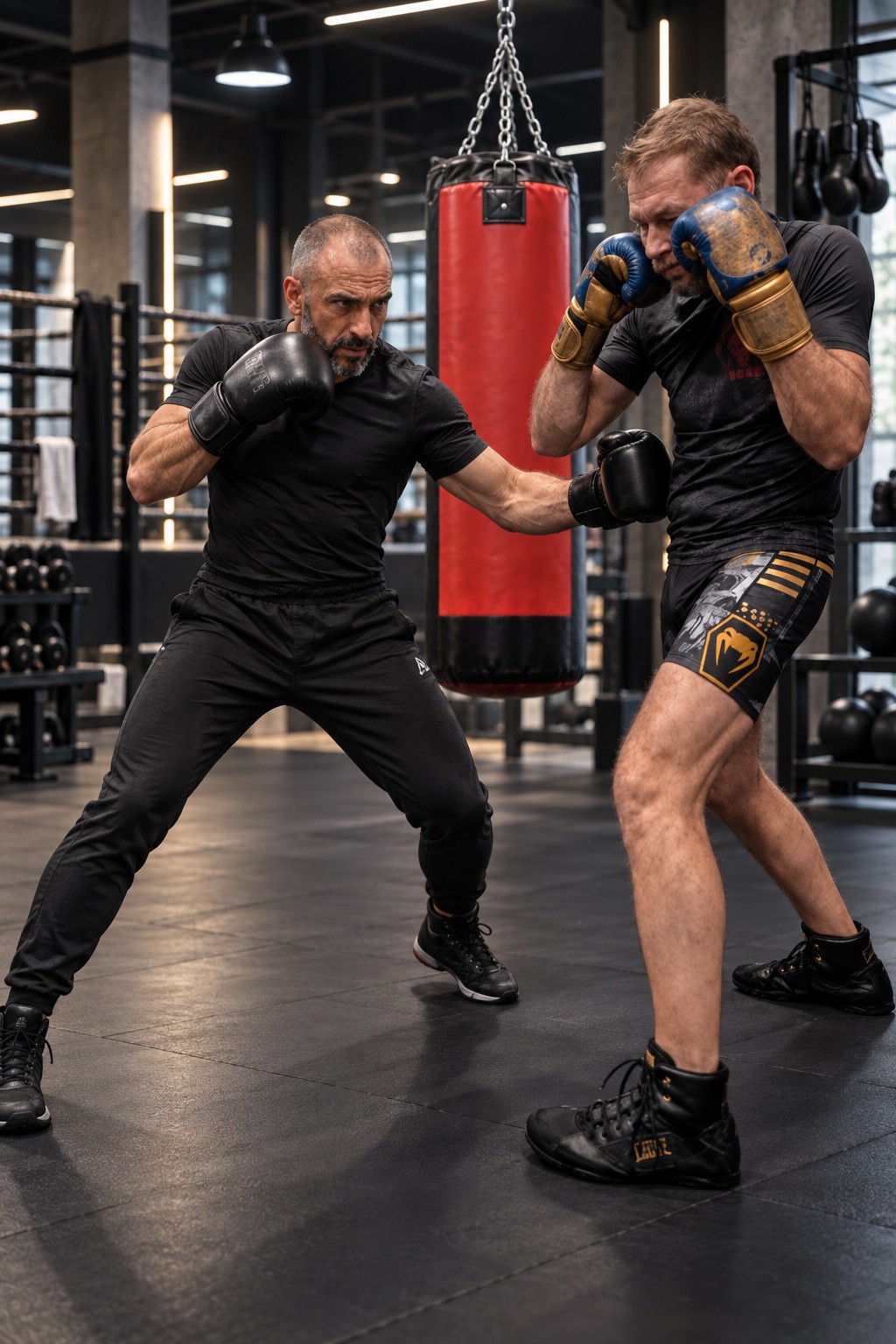 Tecniche di boxe e lavoro in guardia